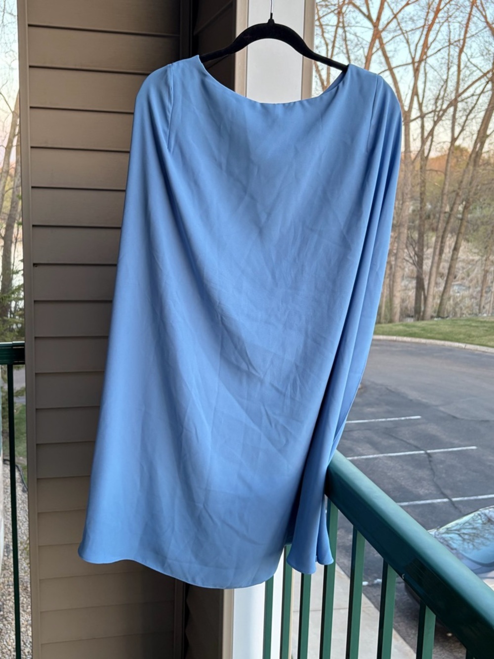 🆕✨ Lauren Ralph Lauren Blue Mini Dress Elegant Cocktail Party Bridal Size 6 - Picture 5 of 17